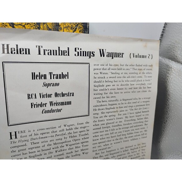 2) Helen Traubel Old Vienna & Sings Wagner (45 RPM) RCA Victor Records Red Seal - Picture 13 of 16